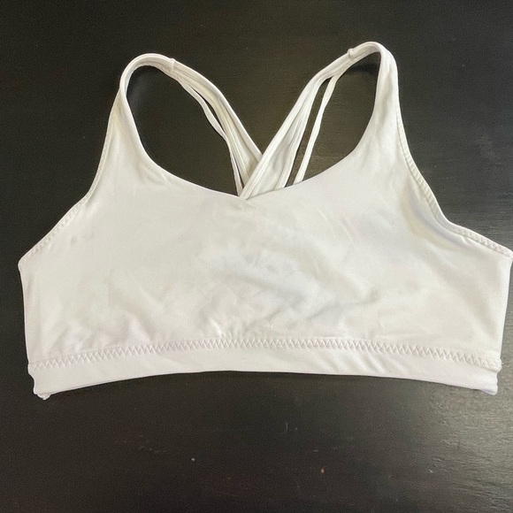 Athleta Other - Athleta Transcendence White Sports Bra Size XL